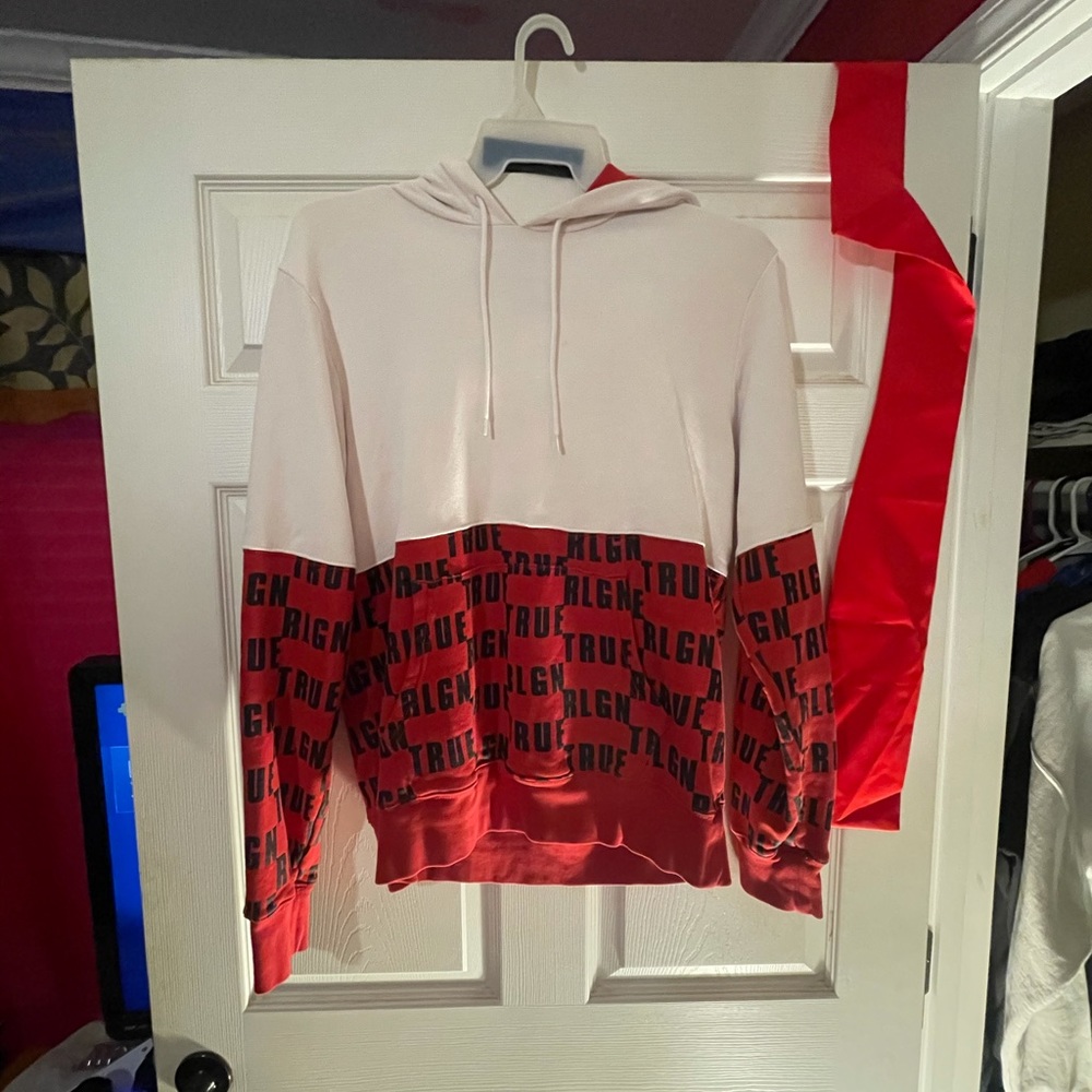 True religion hoodie/ Large